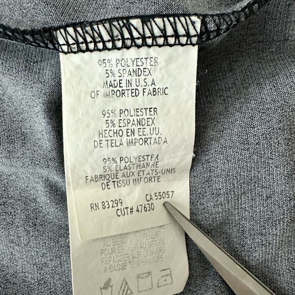 Tiana B Black Colorful Mosaic Sunset Print Ruffle Hem Sleeveless Dress Sz S - Picture 7 of 8